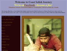 Tablet Screenshot of coastsalishjourney.com